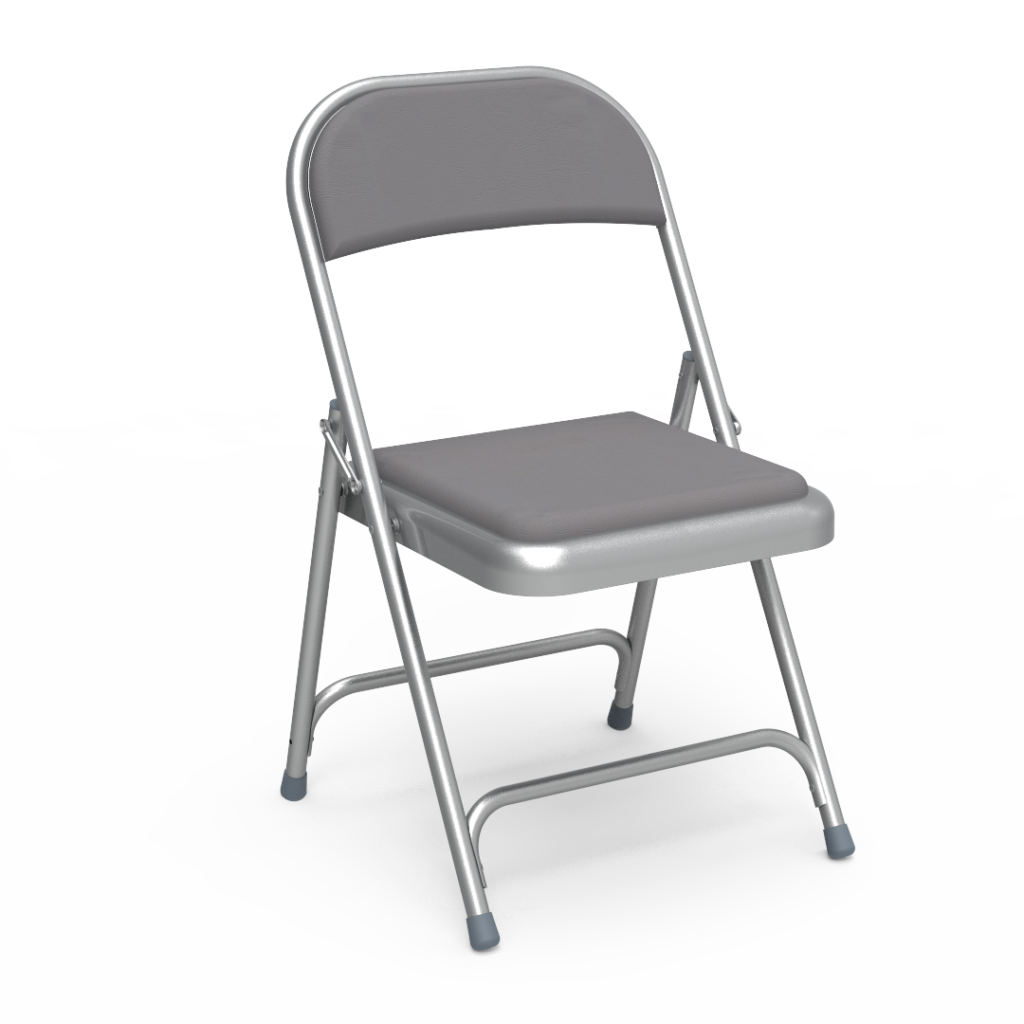 Steel Folding Chair with Vinyl Upholstery — Virco Store