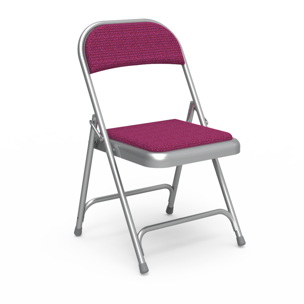 Steel Folding Chair with Fabric Upholstery — Virco Store