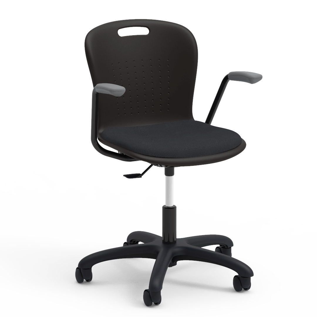 Sage Padded Desk Chair with Arms — Virco Store