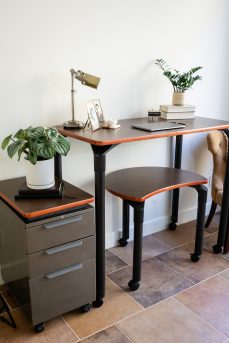 Plateau Filing Cabinet in Walnut