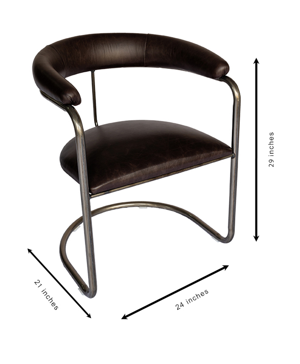 Lorren Cafe Natural Steel Screen Res White background Measurements