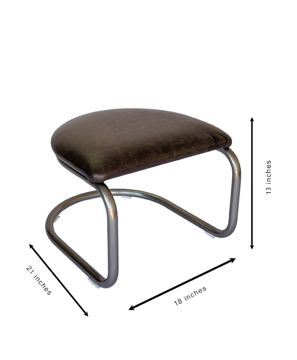 Lorren Ottomon Cafe Natural Steel Screen Res White background Measurements