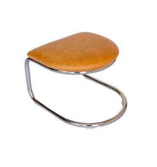 The Lorren Ottoman in Light Honey