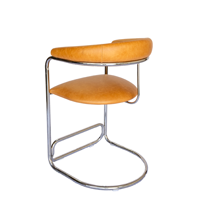 Lorren Stool Light Honey Back Chrome No Background Screen-res