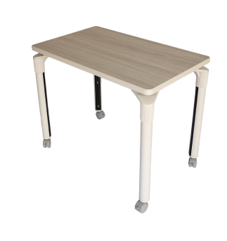 Plateau Desk in Grey and Moonstone